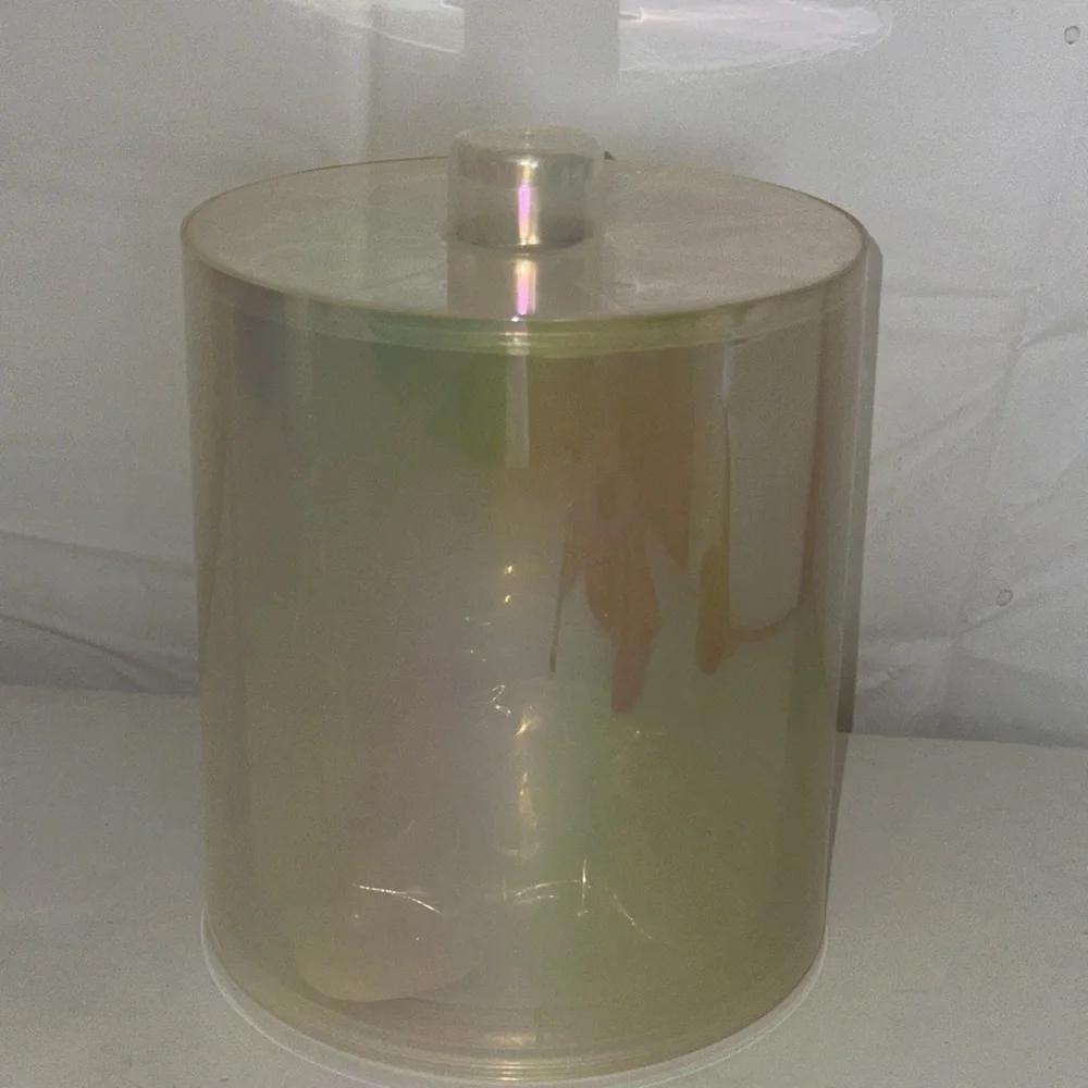 Ice Bucket with Tong Cover Holographic Party Beverage Drink Coolinging Bucket